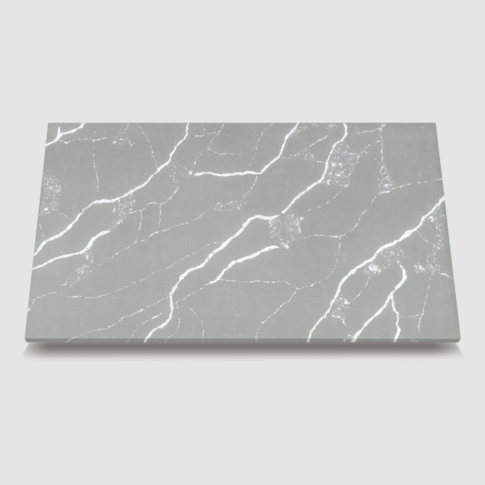 WG481 Starry Grey | medium grey terrazzo slabs