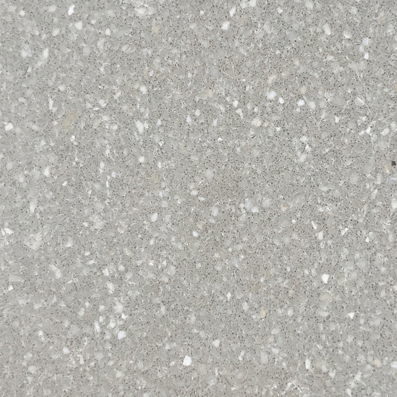 WT139 Linen Light Grey  | light grey terrazzo stone