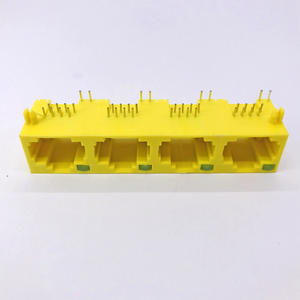 RJ45 5ja1x4 without shell with lamp yellow