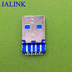 USB3.0 A公沉板式连接器 L=18.7