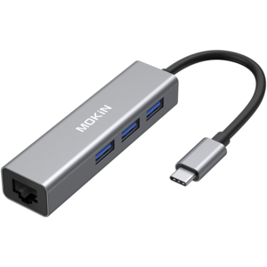 USB C To Ethernet Adapter With 3XSupper Speed USB 3.0
