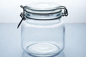 透明密封环气密玻璃罐套装独特的蜂蜜罐