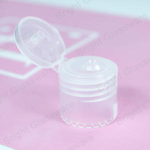 20/410透明宠物塑料24mm翻盖，用于化妆品化妆水瓶