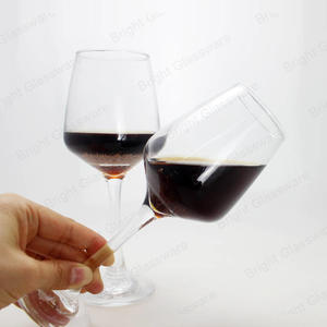 高品质现代高脚杯玻璃红酒杯，带长杆
