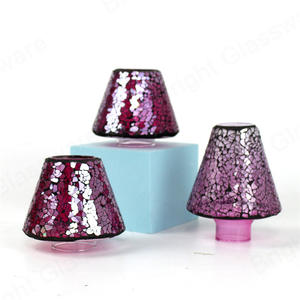 简单的设计土耳其摩洛哥玻璃紫色马赛克灯罩