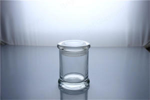 玻璃自由状态罐 6oz 带平盖