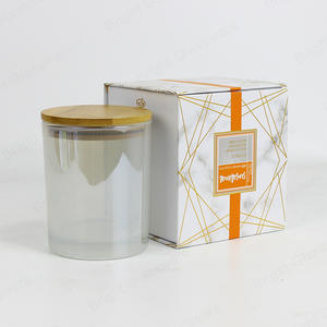 用于玻璃蜡烛罐包装的定制豪华多色刚性蜡烛盒
