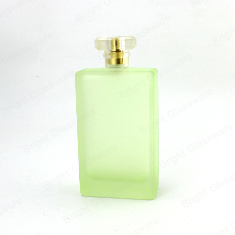 50毫升 100毫升 120毫升绿色香水瓶，带手感漆