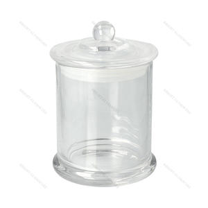 免费样品圆形玻璃多瑙河蜡烛罐GJ004 69 * 89mm带盖定制颜色