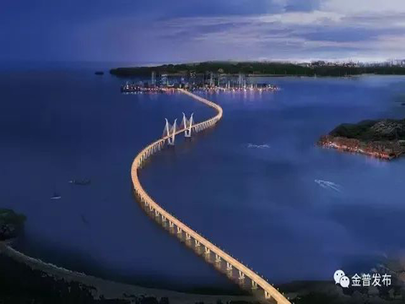 同社の近くの海上横断橋は、2020年に通行可能になる可能性があります