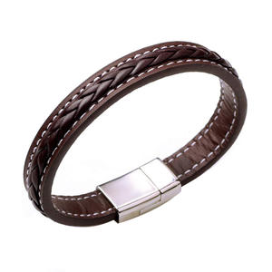 Fashionable Custom Leather Bracelets With Best Price 