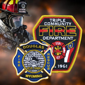 High Class Custom-Made Firefighter Patch With Low MOQ
