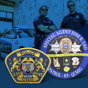 Popular High-Quality Custom Police Patch With Best Price From Brilliant