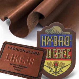 Hot Stamping Customized &Hot Sale Leather Patch For Garment