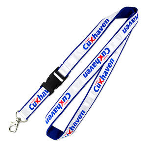 Los cordones satinados con el logotipo personalizado son populares para tomar como cordones de eventos