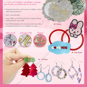 Novel Acrylic Products (Pendants/Earrings) of low-cost fashion newly released