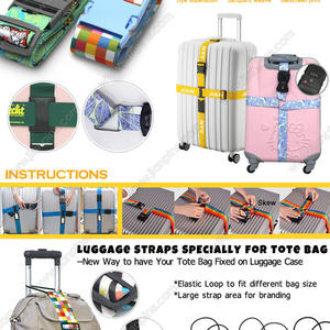 Las nuevas correas cruzadas para equipaje brindan seguridad adicional para su equipaje