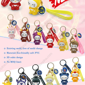 Novo estilo Constellation Rubber Keychain Set Free of Mold Charge from JIAN