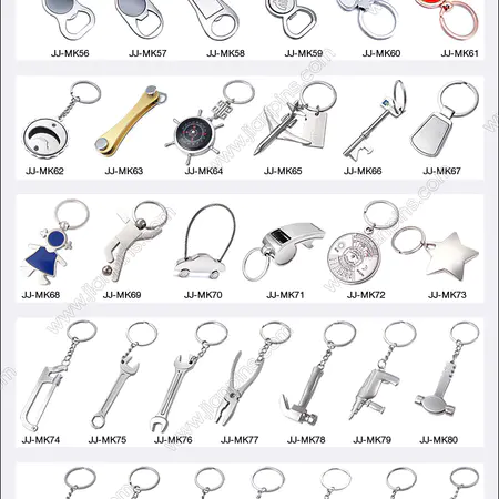Metalliset avaimenperät
