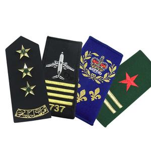 Charreteras personalizadas con alta calidad y bajo precio para uniformes militares