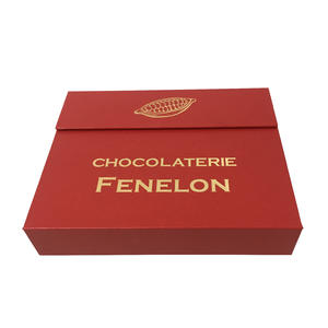 logo oem color oem 20pcs load gift chocolate box rigid chocolate box luxury chocolate box with paper in divider 