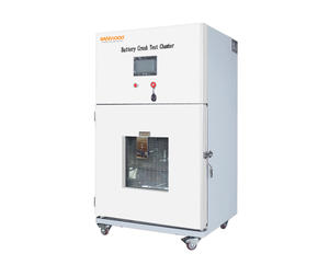The battery crush test chamber is used for battery crush test.