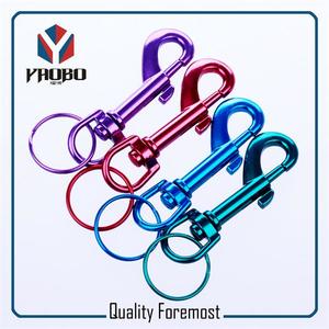 colored Snap Hook with key,colored hook for bag