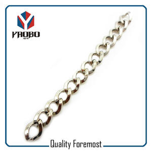 Silver Curb Chain,silver iron chain,metal curb chain