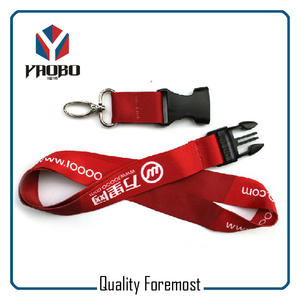 custom polyester lanyard with buckle,lanyard with snap hook