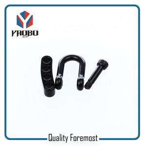 Manufacture High Quality Stainless Steel Black Shackles For Bracelet