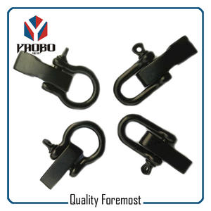 Black Color Bow Shackles,6mm Bow Shackles