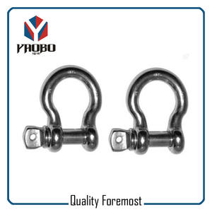 High Quality Stainless Steel Silver Color Bow Shackles