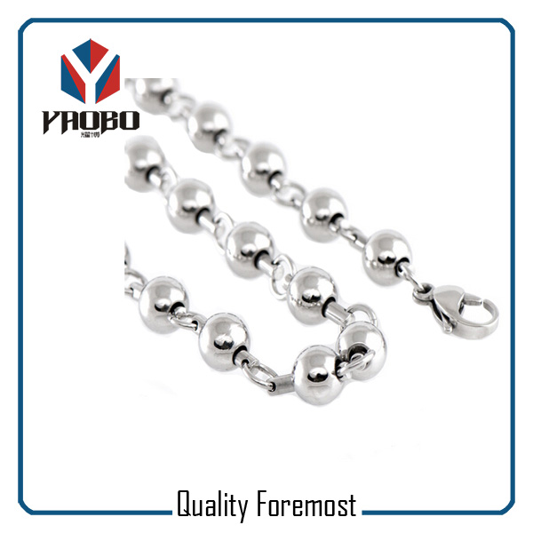 Stainless Steel Bead Chain With Lobster,Stainless Steel Ball Chain