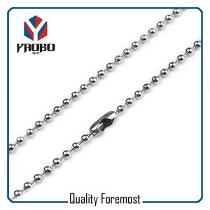 Stainless Steel Ball Chain With Clasp