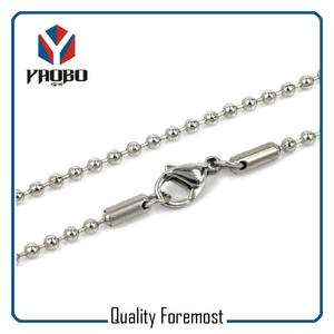 Stainless Steel Bead Chain Jewelry
