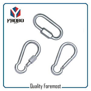 Stainless Steel Carabiner Hook With Screw