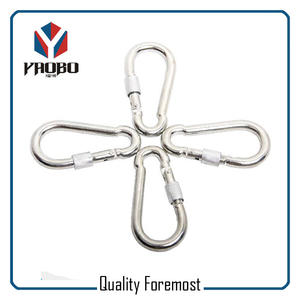 Stainless Steel Carabiner With Screw,Stainless Steel Carabiner Hook With Lock