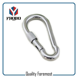 60mm Stainless Steel Carabiner With Lock