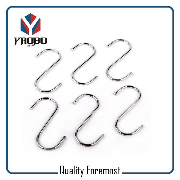 Metal S Hook For Hanging,High Quality S Hooks,silver S hook