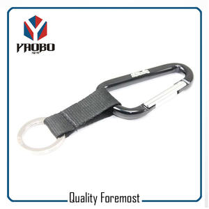 Carabiner With Lanyard For Key