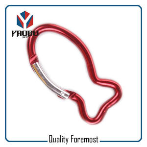 Red Color Fish Carabiner