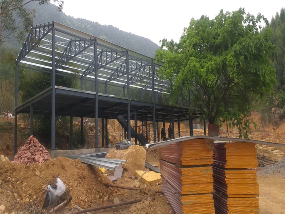 Bâtiment de pré-ingénierie en acier de grande hauteur pour l’école / bâtiment de stockage