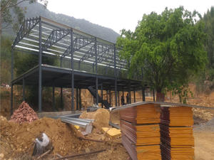 Edifício de pré-engenharia de edifício de construção de aço de alto nível para edifício de escola/armazenamento