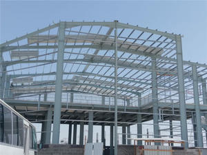 Edificios de almacenamiento prefabricados de metal de dos pisos de acero en Qatar