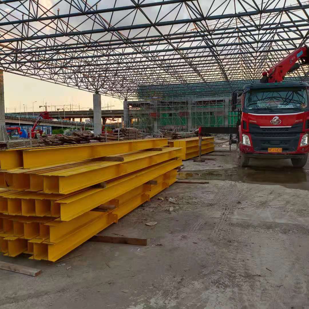 Guangzhou Durable H Beam Steel Frame Bâtiments Station de métro Plate-forme en acier