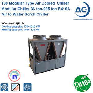 Air cooled modular chiller/Air cooled scroll chiller 130kw R410A