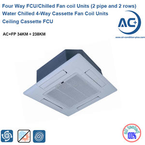 Water Chilled 4-Way Cassette Fan Coil Units water fan coil