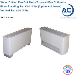 european fan coil units (2 pipe and 4 rows) water chilled fan coil units
