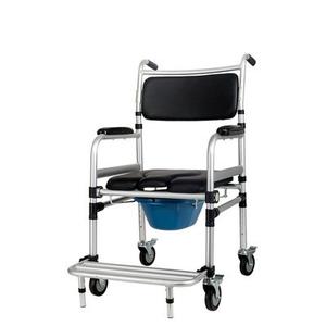 Aluminum  Commode Chair With Wheels CH7800J