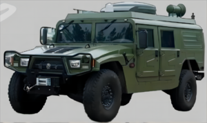 Elevación de vehículos terrestres con el vehículo de apoyo que acompaña a SMARTNOBLE